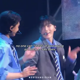 bro stared into his soul 😌 #woosan #woosanedit #woosanmoments #san #choisan #wooyoung #jungwooyoung #ateez #fypシ #fypシ゚viral #fypage #xyzbca #trending 