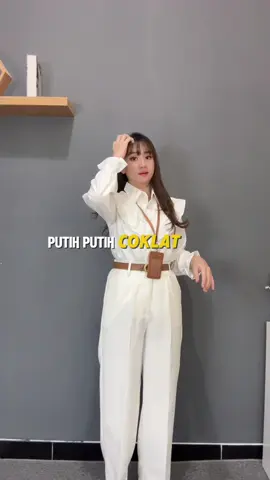 Outfit ngantor ngga pake ribet #kemeja #celanakulot #loosepants #fashioninspo #fashiontiktok #outfitkantor 