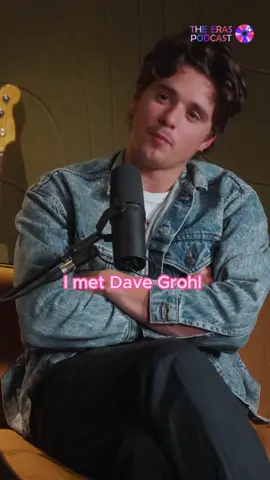 Do meet your heroes when they’re #davegrohl ❤️🥹 @Bradley Simpson #bradleysimpson #thevamps #musicpodcast @The Eras Podcast 