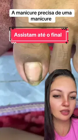 Ficou boa 😹 #unhas #limpezasatisfatoria #terapia 