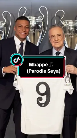 Bienvenu au real ⚪️ #mbappe #real #seya #parodie 