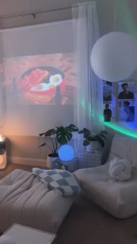 movie nights with @heyup #desksetup #deskdecor #deskaesthetic #roomdecor #roomdesign #roomgoals #cozyvibes #cozygames #howlsmovingcastle 
