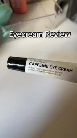 مرة حلوة جربوه @theinkeylist  #skincare #eyecream #theinkeylist #beauty #caffeineeyecream #fyp #favorites #review #عناية #جمال #ترطيب #ريفيو 