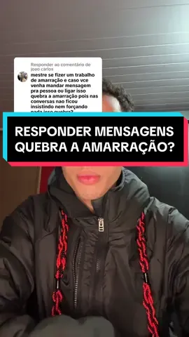 Respondendo a @joao carlos #amarracaoamorosa #amarraçãoamorosa #amarração #amor #exu #pombagira #amarracao 