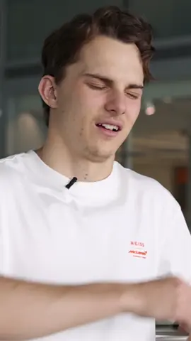A sneeze, a laugh, or something else? We’re still working it out! 🤣  #F1 #McLaren @Oscar Piastri 