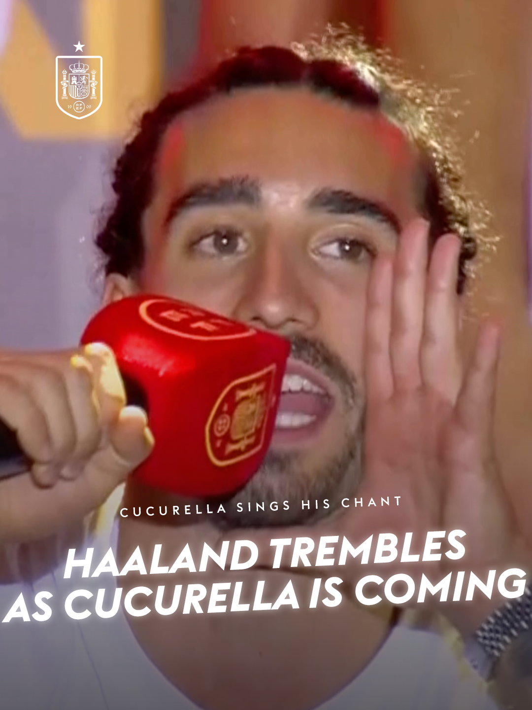 Marc Cucurella singing his own chant 👀🎶 #Cucurella #Spain #EURO2024