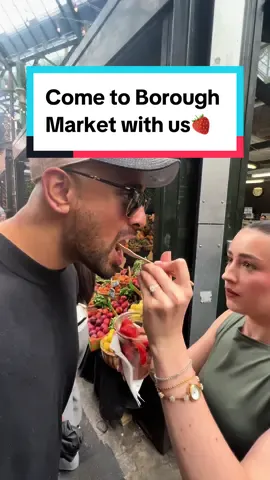 Come to Borough Market with us🍓 @MaggieA @boroughmarket  #boroughmarket #boroughmarketlondon #foodmarketlondon 