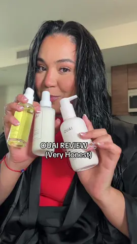 I can definitely see myself reaching for these anytime im styling my hair. My hair feels so soft, smooth, shiny, and no frizz! And THE SMELLLL amazingggggg!! 10/10 Thank you @the OUAI for the gift ❤️ #hairtok #haircare #hairproducts #healthyhair #hairtransformation #hairstyles #shinyhair #ouai #review #hair  #longhair 