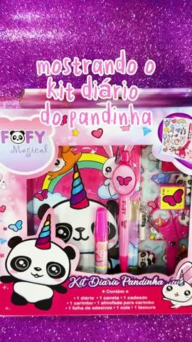Mostrando a bovidade do momento: KIT DE DIARIO DO PANDINHA!!! 🐼 estamos apaixonado!!! #capcut #tiktok #papelaria #artigosdepapelaria 