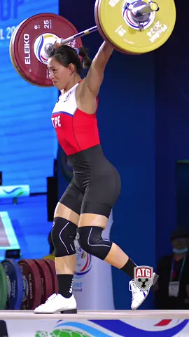 Kuo Hsing-Chun (59kg, Taiwan) 100kg / 220lbs Slow Motion #weightlifting 