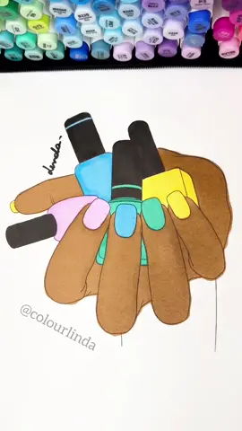 Nails 💅🏽💙💚💛💖 #asmr #coloring #colouring #art #colorindo #coloringbook #satisfying #satisfyingvideo #nails #netflix 