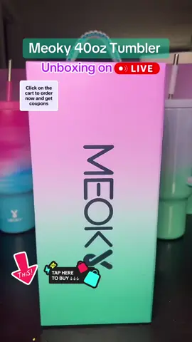 💜 #LIVEhighlights #TikTokLIVE #LIVE #DealsForYouDays #TikTokShopDealsForYouDays #meoky🥤cups #meokytumbler #meoky #leakproof #unboxing #tiktokshopmusthaves 