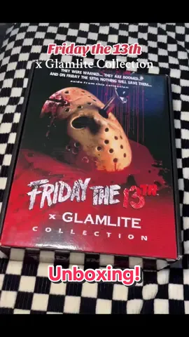 Unbox @Glamlite’s Friday the 13th makeup collection w/ me! 💄🪓🖤  So excited to add this set to my horror makeup collection! P.S. the Camp Blood candle smells AMAZINGGGGG! 🤤🩸🕯️#creatorsearchinsights #horrormakeup #glamlite #glamlitecosmetics #glamlitexfridaythe13th #fridaythe13 #fridaythe13th #jason #jasonvoorhees #horror #horrormovie #horrortok #horrorlover #darkmakeup #goth #gothmakeup #halloween #halloweenlover #halloweenmakeup #horrorlovergiftidea #giftidea #giftset #makeupset #dealsforyoudays #eyeshadow #eyeshadowpalette #lipkit #lipstick #mirror #highlighter #lashes #eyelashes #makeupbrushes #makeupbag #makeupkit #horrorfan #spooky #scarymovie #summerween #spookyszn #spookytok 