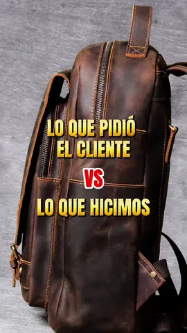 Lo que pidio el cliente VS lo que hicimos 🥊 En este video te mostramos la tranformación de una idea en una obra de arte elaborada en cuero peruano 🇵🇪  La satisfacción de nuestro cliente al ver su mochila personalizada dice todo lo que necesitas saber sobre la calidad y dedicación de Aron Puro Cuero 🇵🇪👌  ¡Otro cliente satisfecho se une a nosotros y tu que esperas para unirte!  Contáctanos 961300305  www.aroncuero.com #clientes #versus #vs #trabajo #clientefeliz #mochiladecuero #mochila #personalizada #cueroperuano #felices #inversion #artesania #lujo #cuero #calidad #experiencia #peru #experiencia #ofertas #cyberwow #tendencia 