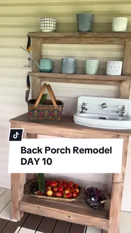 This is my favorite project of the back porch remodel so far..😍😳 #DIY #diyproject #Home #homestead #homerenovation #homeremodel 