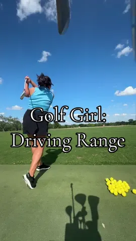 A well needed trip to the golf range #girlswhogolf #golfgirl #drivingrange #golf 