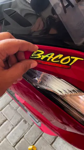 Emblem BACOT timbul bukan stiker #emblembacot #emblemmotor #emblemtimbul #aksesorismotor #motorcycleaccessories 