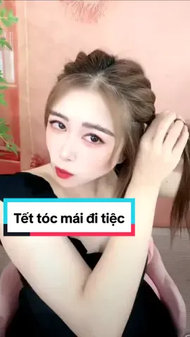 Tết tóc đi tiệc thật đơm giản #tettoc #tettocdep #buitoccutoi #vuakeptoc #buitoc #toctiec  #xuhuongtiktok 