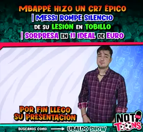 Mbappé fue presentado e hizo un épico CR7 ⚪🐢, Messi rompió el silencio sobre su lesión 🥲  y muchos más noticiones imperdibles en el #Notitoons de hoy 🔥🤩 #Mbappe #RealMadrid #Presentacion #HalaMadrid #CristianoRonaldo #CR7 #Messi #lesion #tobillo #EURO2024 #alineacion #nicowilliams #barca #barcelona #arsenal #chelsea #maluma #palco #escandalo #argentina #colombia #copaamerica #julianalvarez #atleticomadrid #aubameyang #arabia #alqadsiah #guardiola #futbol #Soccer #comedia #carrilla #humor #divertido #viral #tendencia #parati #fyp #noticias #16dejulio