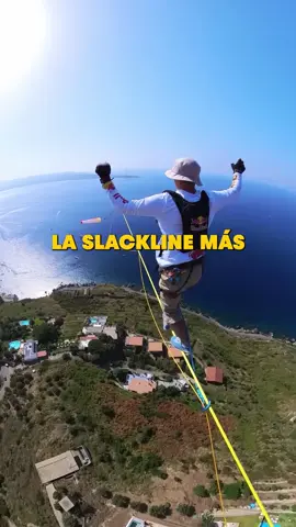 slackline mas largo del 🌎 😳 #redbull #tedaaaalas #recordmundial #record #worldrecord #guiness #slackline