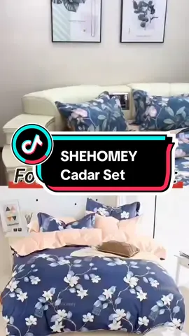 SHEHOMEY Cadar Set #foryourpage #shehomey #cadarset #tiktokindia #tiktok #fypシ゚viral #practicalgoodthings #homegoods #bedsheet #quilt #pillowcase #pillow 