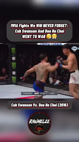One of the greatest featherweight fights ever. Cub Swanson vs Dooho Choi (2016). #mma #UFC #ufcvegas94 #doohochoi #cubswanson #mixedmartialarts #combatsports #rawmelee #ufcknockout #ufckorea #ufcasia #kickboxing #boxing #muaythai #jiujitsu #wrestling #ufctok #mmatok 