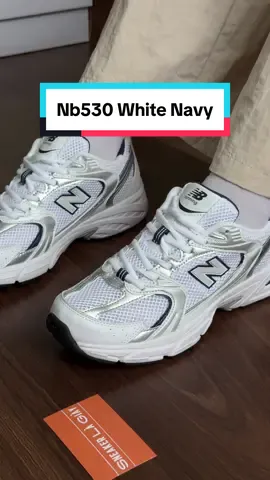 Nb530 White Navy #sneakerlagiay #sneaker #sneakernhatrang #trending #xuhuong #fyp 
