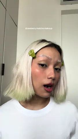 wanna go grab matcha? 🍵 been addicted to strawberry matcha lately 🍓 #fyp #foryou #makeup #BeautyTok #makeuplooks #malaysiatiktok #fashiontiktok 