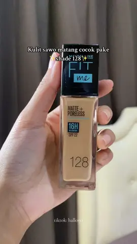 Ada free giftnya nih. Foundation maybelline fit me shade 128, cocok untuk sawo matang🫰🏻 #maybelline #maybellinefitme #foundation #maybelline128 #maybellineshade128 