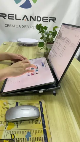CRELANDER 16” + 16” dual touch screen laptop with Processor intel core i7 12th Gen  #crelander #crelanderlaptop #laptop #intel #intelprocessor #windows #windows11 #corei7 #daily #dualscreenlaptop #touchscree 