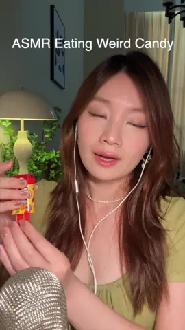 ASMR Eating Weird Candy #asmr #asmrsounds #asmreating