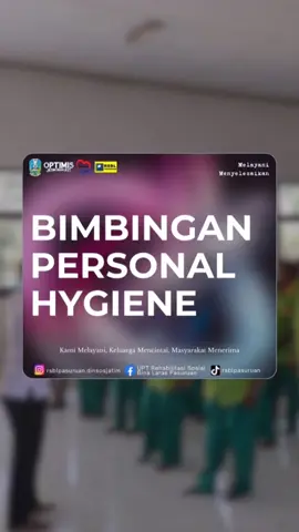 Bimbingan Activity Daily Living (ADL) Perawatan Diri : cuci tangan & kebersihan diri ODGJ seringkali mengalami penurunan kemampuan dalam perawatan diri, ia sibuk dengan lamunan atau pikirannya yang kacau sehingga lupa pentingnya merawat kebersihan diri, bagaimana cara mandi, dimana harus BAB dan BAK maupun bagaimana cara cuci tangan yang benar, karena itu bimbingan ADL menjadi bimbingan dasar dan pertama di UPT RSBL Pasuruan. #odgjsehat #odgjviral #sehatjiwa 