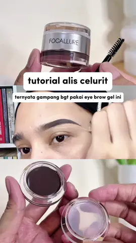 tutorial alis celurit pakai focallure eye brow gel cream, udah 2in1 gel & soap-nya dalam satu kemasan, soap-nya bikin alis tegak dan bisa bikin alis serat #aliscelurit #focallureeyebrowcream #tutorialalis #eyebrowgel #alisserat 