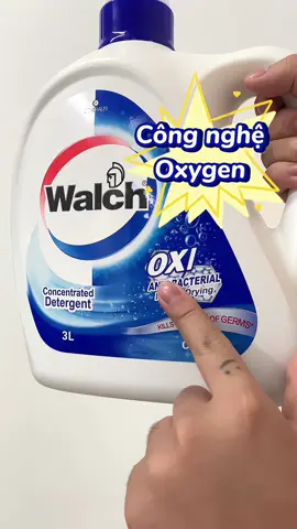 Loại bỏ vết bẩn cùng nước giặt Walch#walch #nuocgiatwalch #nuocgiatkhangkhuan #viral #fyp #sale 