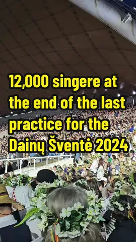 When the singers are homesick but they've still got a song to finish. It was after 12am already....  #lietuva #vilnius #dainusvente #dainusvente2024 #dainusvente100 #lithuania 