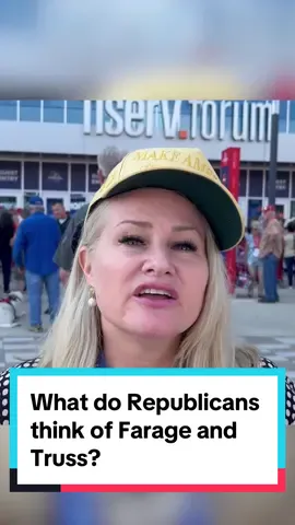 Nigel Farage and former Prime Minister Liz Truss are expected to attend the Republican National Committee - so we decided to ask the people attending what they thought of them. #fyp #foryou #fy #foryoupage #farage #nigelfarage #reformuk #republican #trump #rnc #donaldtrump #liztruss 