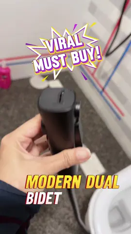 I didnt know this type of toilet bidet actually exists!!😝🤩 I love how sleek the design is, most importantly the dual mode feature helps to clean up ourselves after each visit to the toilet, and of cause, the top part easy cleaning of the toilet! The water pressure is strong too! 4 colours available - hose, bidet & holder sold separately! #bidet #toilet #toiletcleaning #tiktokmademebuyit #tiktok #tiktokshop #modern #stylish #viralvideo #trending #foryou #fypシ #fypシ゚viral @TikTok Shop Singapore @TikTok Singapore @TMAL1688 