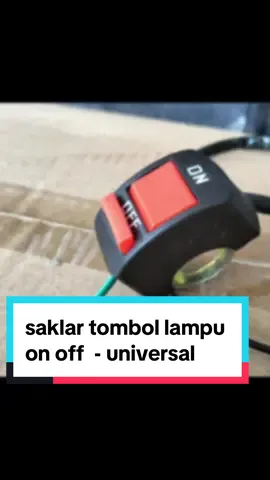 saklar switch tombol lampu on off  - breket stang saklar on off RX king cb150r scoopy universal #saklaronoff 