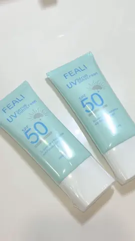 FEALI กันแดด เนื้อดีมากก เกลี่ยง่าย 🤍🌨️ #fypシ #กันแดดหน้าใส #กันแดดfeal #feali #กันแดด #sunscreen #suncream #tiktokskincare 