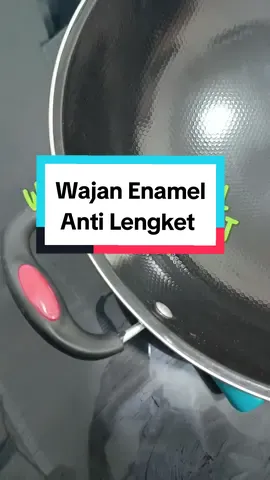 Wajan Enamel anti lengket 34cm #wajanenamel #wajan #wajanantilengket #wajanteflon #ibizzastore #fypシ 