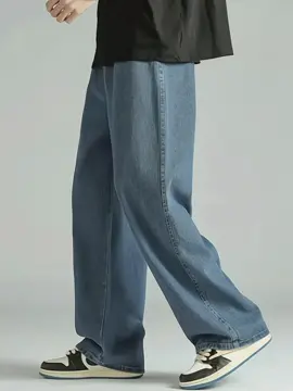 Celana Panjang Pria Jeans Loose Pants Korean Style Gombrong #celanajeanspria #jeanspria #celanajeans #celanajeansloose #celanagombrong #celanajeansoversize #jeans 