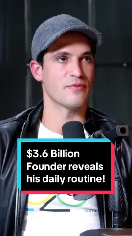 Will Ahmed the foundee of Whoop explains his daily routine… Link in bio to watch the full episode on ‘The Diary Of A CEO’ podcast which is available on all streaming platforms ❤️ #d#diaryofaceop#podcasts#stevens#stevenbartlettp#podcastse#episodeclips #whoop #DailyRoutine #successful #money #moneytips #advice #billionaire 