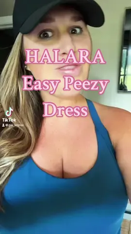 Its called Easy Peezy for a reason!!! MAN, I love this thing!!!! Its the mullet dress, Business in the front party in the back. #halara #halaraeasypeezy #tiktokaffiliate #tiktokshop #ttshop #backlessdress #activedress 