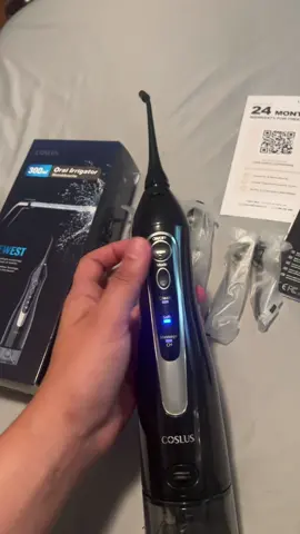 Get this wonderful COSLUS Water Flosser Cordless Oral Irrigator with 5  Replacement Heads fits 300ml, Super Large Tank, Dual-Thread Stream and Effectively Removes 99.99% Plaque for Improved Gum Health plus Oral Freshness. Has 30 Day Battery Life, and is Waterproof :)) #oralhealth #waterflosser #oralirrigator #dental #teethcare #cleaning #teethcleaning #cleanteeth #coslus #cordless #useful #portable #tiktoknepal #TikTokShop #easy #tiktokindia #viral #fyp #foryoupage 