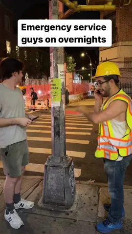 Emergency service guys doing the overnights  #Comedy #Construction #NYC #Contractor  #funny 