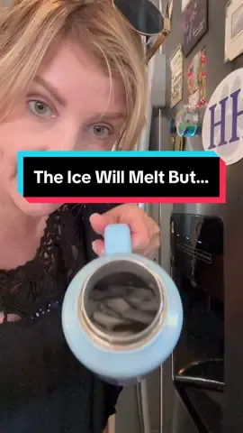 Follow me for more honest reviews! My whole family loves how cold and delicious this Coldest Water Bottle keeps our drinks. The ice DOES last a really long time and KEEPS IT COLD EVEN AFTER IT MELTS. 