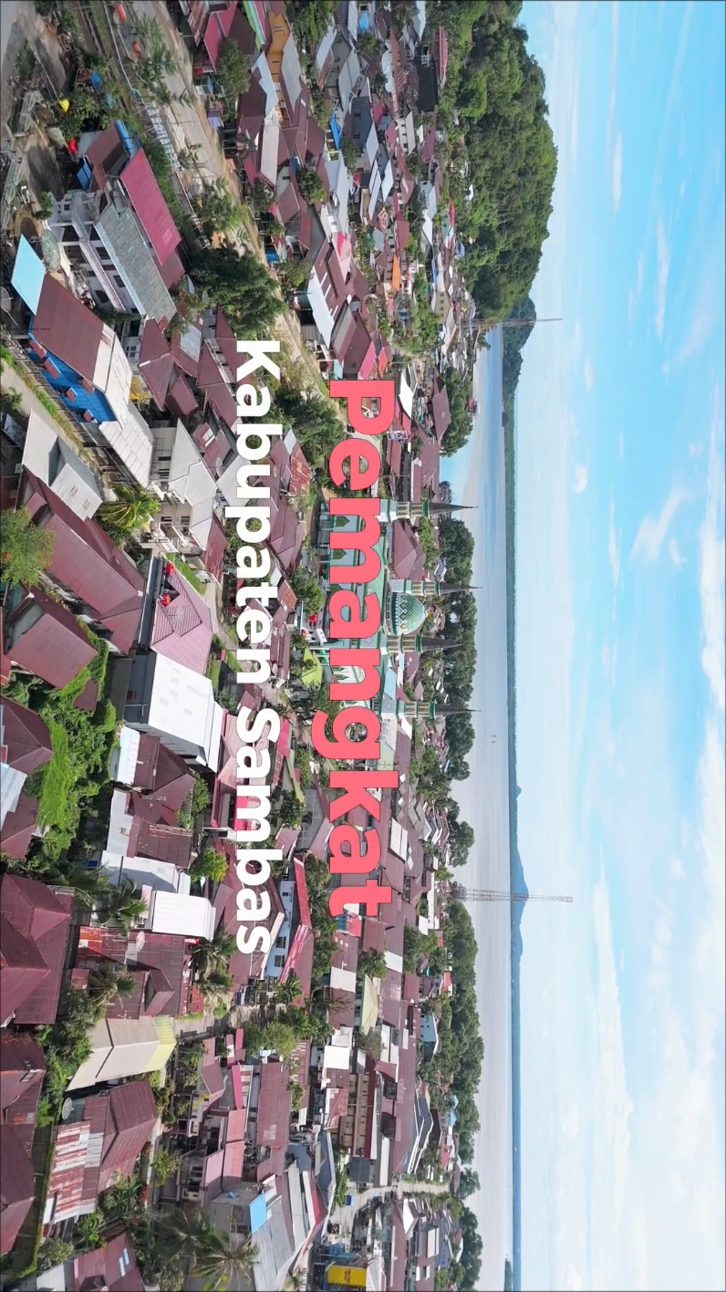 View Pemangkat yang menghadap laut #view #dji #dronevideo #droneshot #video  #fyp 