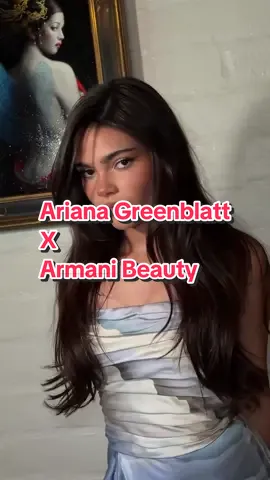 This epic beauty last night: #arianagreenblatt @Splatt777 for @Armani beauty  Video and #hair by @Glen Coco  #Makeup: #allanface #MakeupAsssistant: @rubyvo_  #Stylist: #MollyDickson