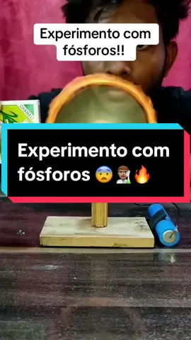 Experimento com fósforos!! #experiment #experimento #ciencia #cientista #explore #circulodefogo 