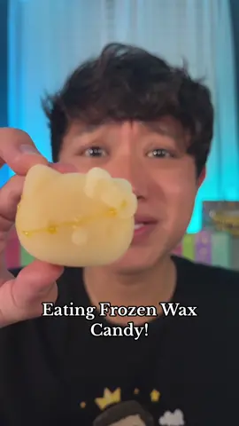 Eating frozen wax candy asmr #asmr #asmrvideo #asmrsounds #waxcandy 